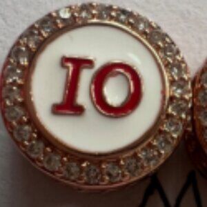 Pandora Rose Gold  IO OH Exclusive Charm Bead Charm Travel Charm
